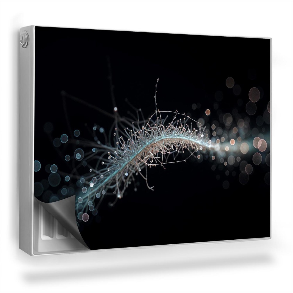 Magnet na radiátor Moderní abstraktní síťová ilustrace