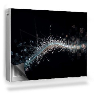 Magnet na radiátor Moderní abstraktní síťová ilustrace