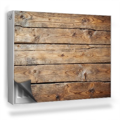 Dekorativní magnet na radiátor Přírodní textura dřevěných desek s suky