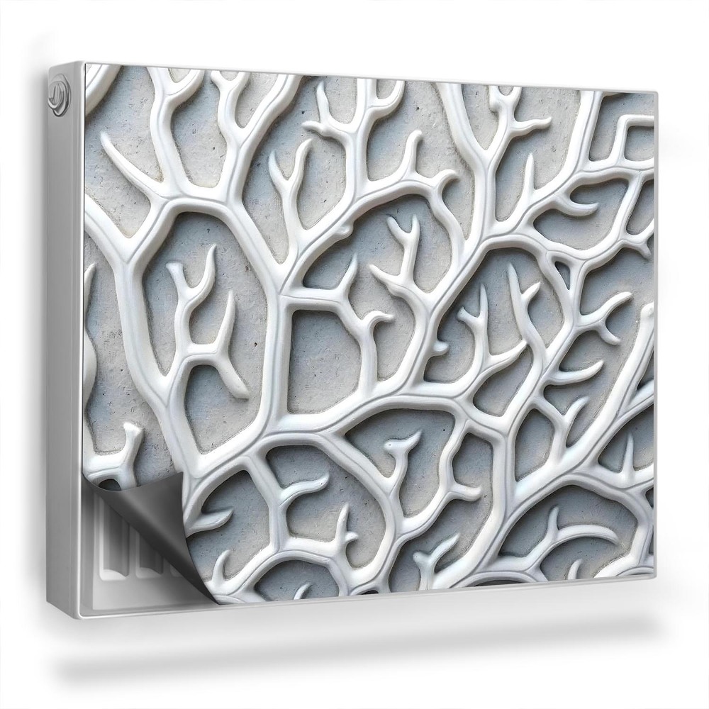 Magnetický kryt na radiátor Abstraktní prostorová struktura