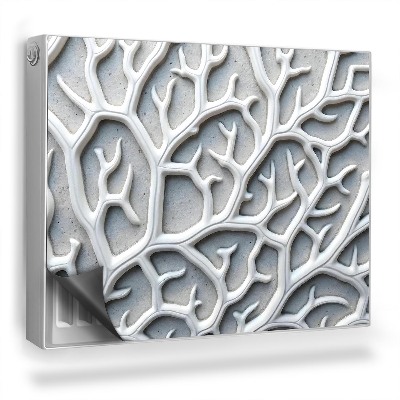 Magnetický kryt na radiátor Abstraktní prostorová struktura