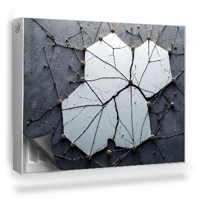 Magnetický kryt na radiátor Kámen řezaný tenkými větvemi