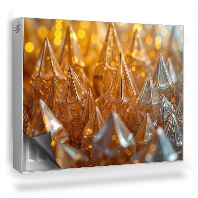 Magnetický kryt na radiátor Detail přírodních krystalů