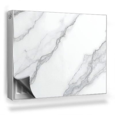 Magnetický kryt na radiátor Jemná mramorová textura elegantní kámen