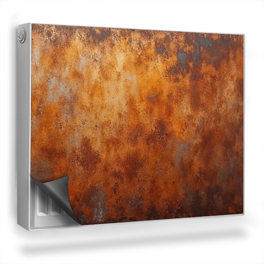 Dekorativní magnet na radiátor Rez na kovu, průmyslová textura