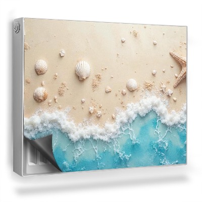 Magnet na radiátor Letní pohled na mořské mušle a pláž