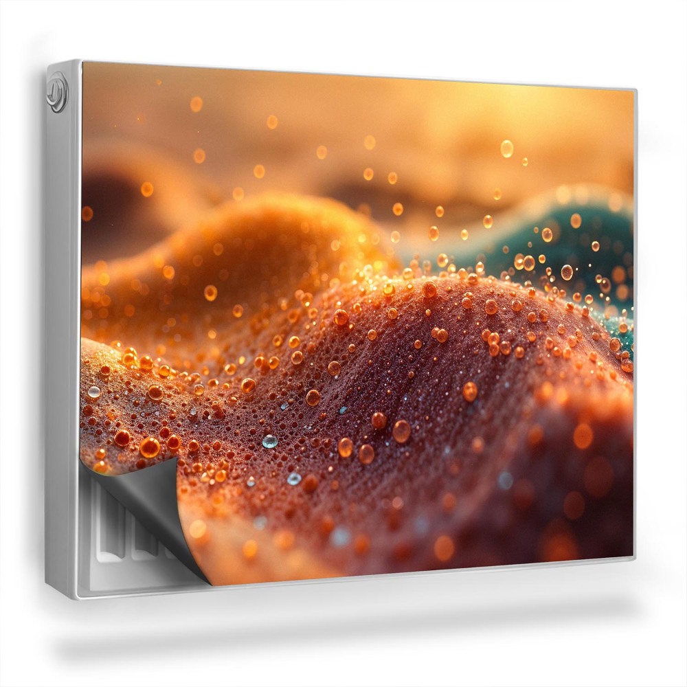 Magnet na radiátor Barevný písek duhové pouštní textury