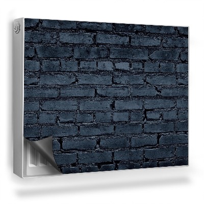 Magnet na radiátor Zeď z černých cihel, temná atmosféra
