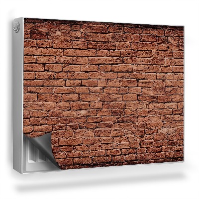 Magnetický kryt na radiátor Cihlová průmyslová zeď textury zdi