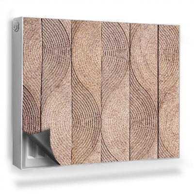 Dekorativní magnet na radiátor Desky vyřezávané do listového vzoru