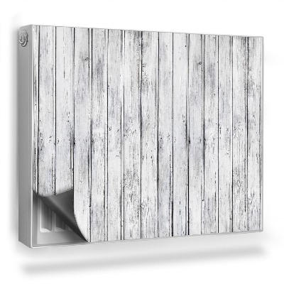 Dekorativní magnet na radiátor Lehké dřevěné desky s kresbou a suky, vertikální