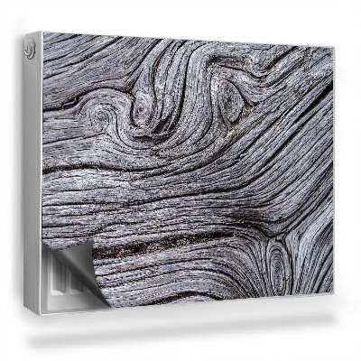 Magnetický kryt na radiátor Detail starého dřeva, suků a kroužků