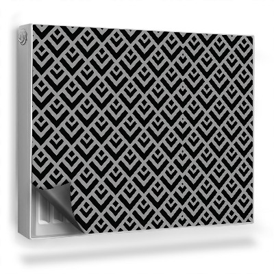 Magnetický kryt na radiátor Geometrický čtvercový vzor