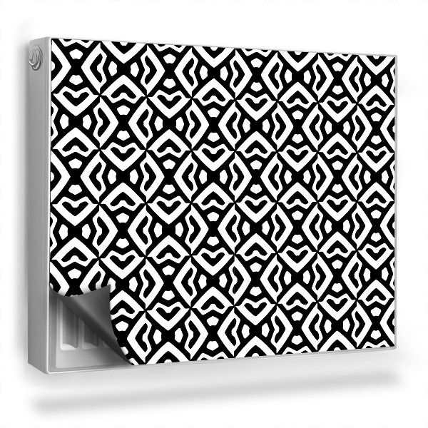 Magnet na radiátor Pravidelná mozaika s geometrickým vzorem