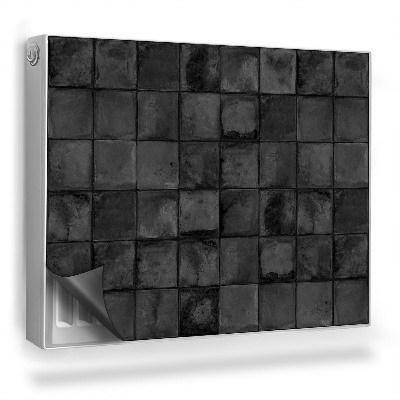 Magnet na radiátor Tmavé poškozené dlaždice s pruhy