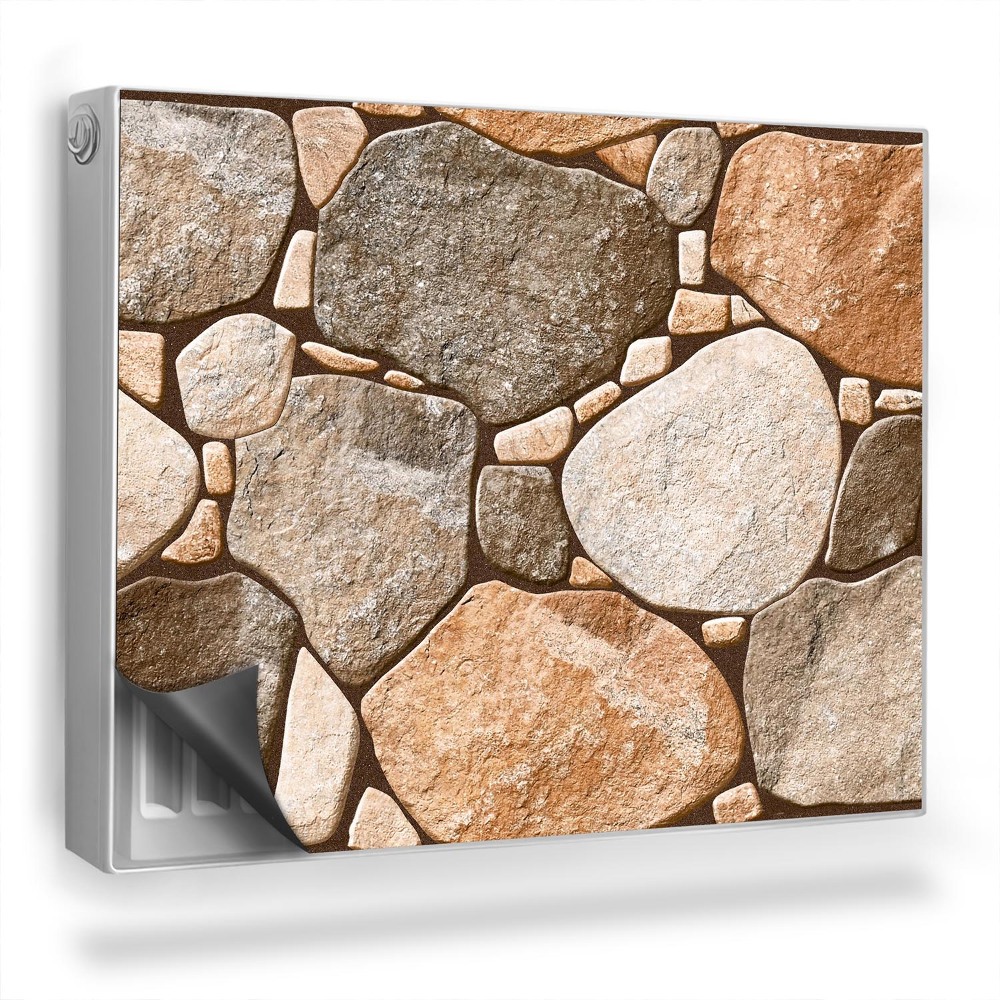 Magnetický kryt na radiátor Přírodní kameny velké i malé