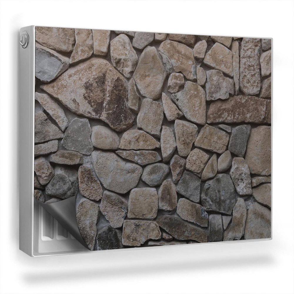 Magnetický kryt na radiátor Skalní mozaika kamenná podlaha textura