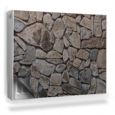 Magnetický kryt na radiátor Skalní mozaika kamenná podlaha textura