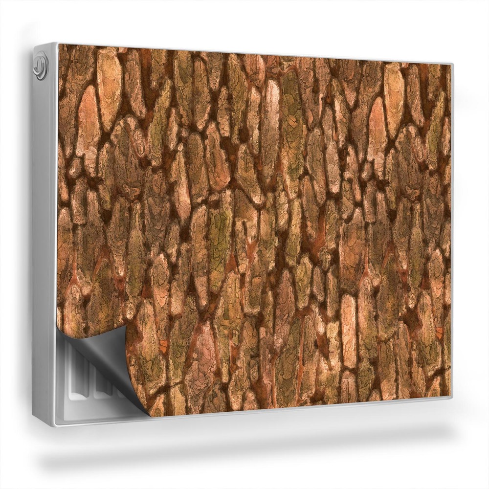Magnet na radiátor Detail stromové kůry v přírodních barvách
