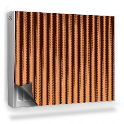 Magnet na radiátor Vzor imitující lamely, vertikální, teplé barvy