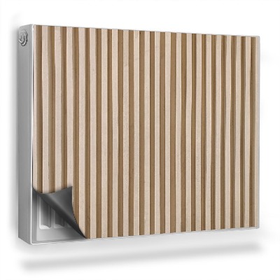 Dekorativní magnet na radiátor Lehké přírodní dřevěné lamely, vertikální