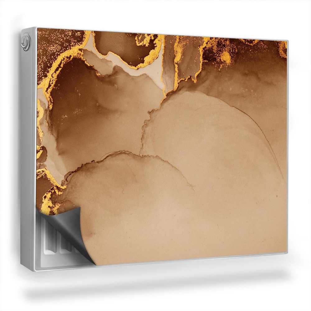 Dekorativní magnet na radiátor Jemné skvrny barvy, teplé barvy