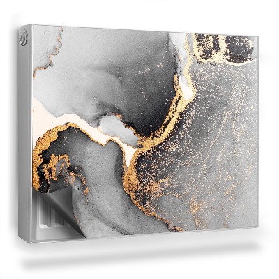 Dekorativní magnet na radiátor Abstrakce rozlitého inkoustu glamour styl