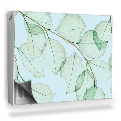 Magnetický kryt na radiátor Jasné malé listy, které se navzájem překrývají