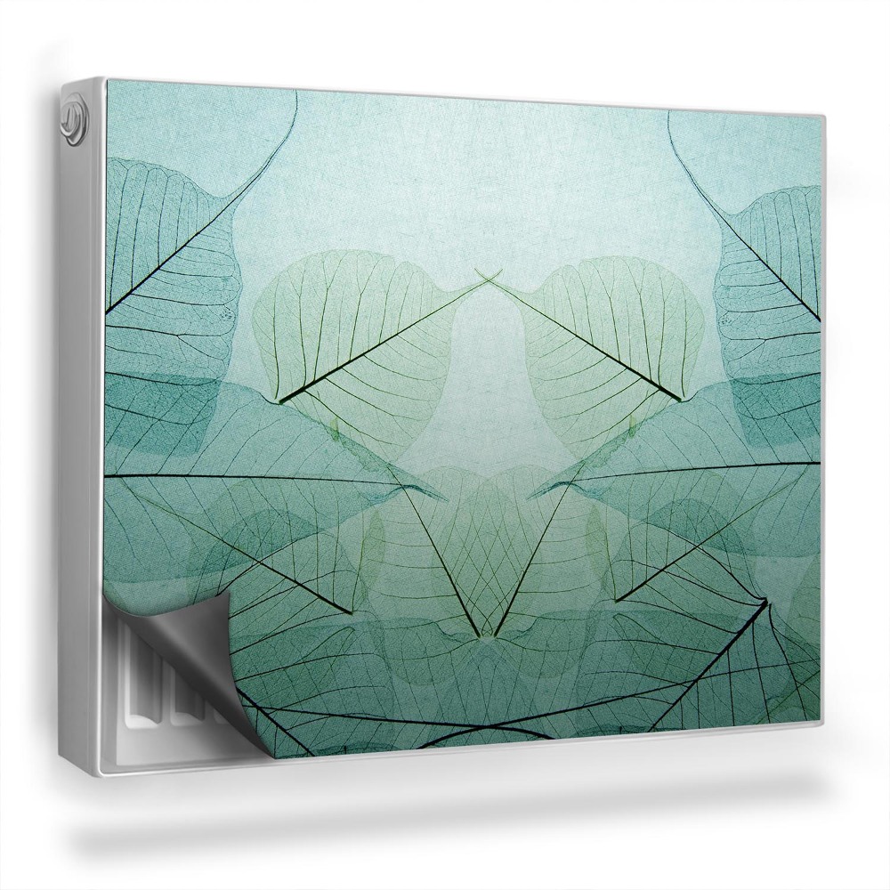 Magnetický kryt na radiátor Detail překrývajících se listů