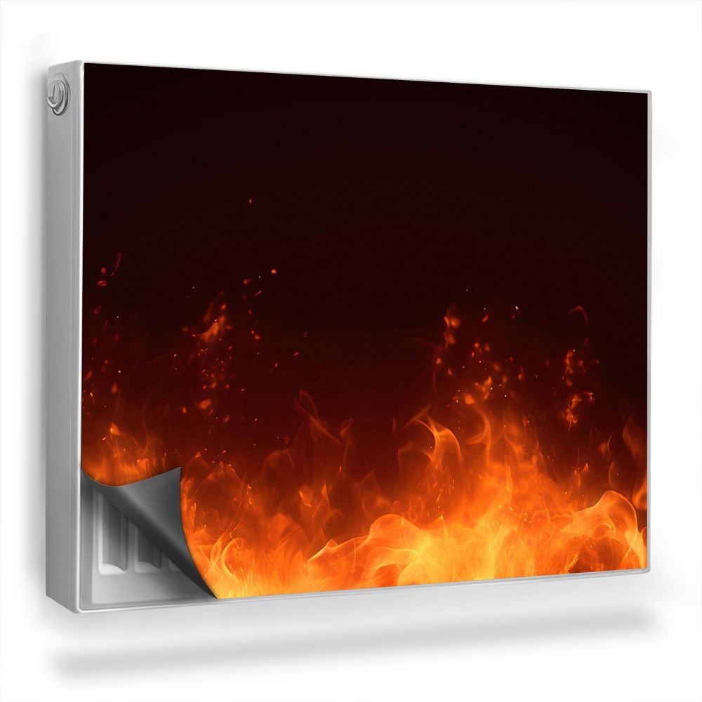 Dekorativní magnet na radiátor Hořící oheň, mocné síly přírody