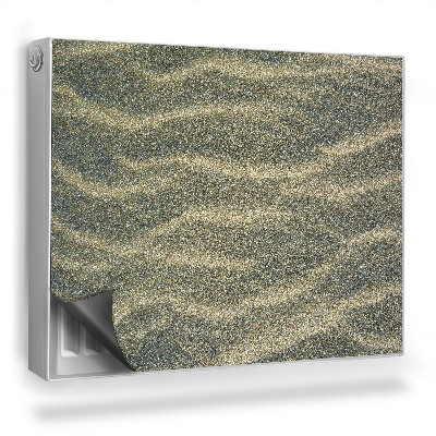 Dekorativní magnet na radiátor Mokrý písek, studené, tlumené barvy