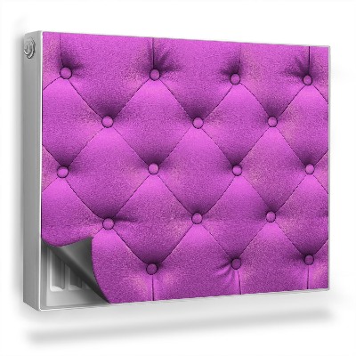 Dekorativní magnet na radiátor Elegantní prošívaný texturovaný materiál