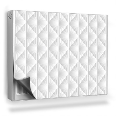 Dekorativní magnet na radiátor Dekorativní prošívaná struktura materiálu