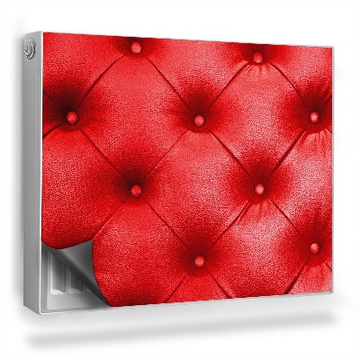 Dekorativní magnet na radiátor Živá prošívaná látka glamour textura