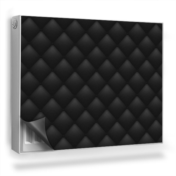 Magnetický kryt na radiátor Stylová prošívaná látka glamour textura