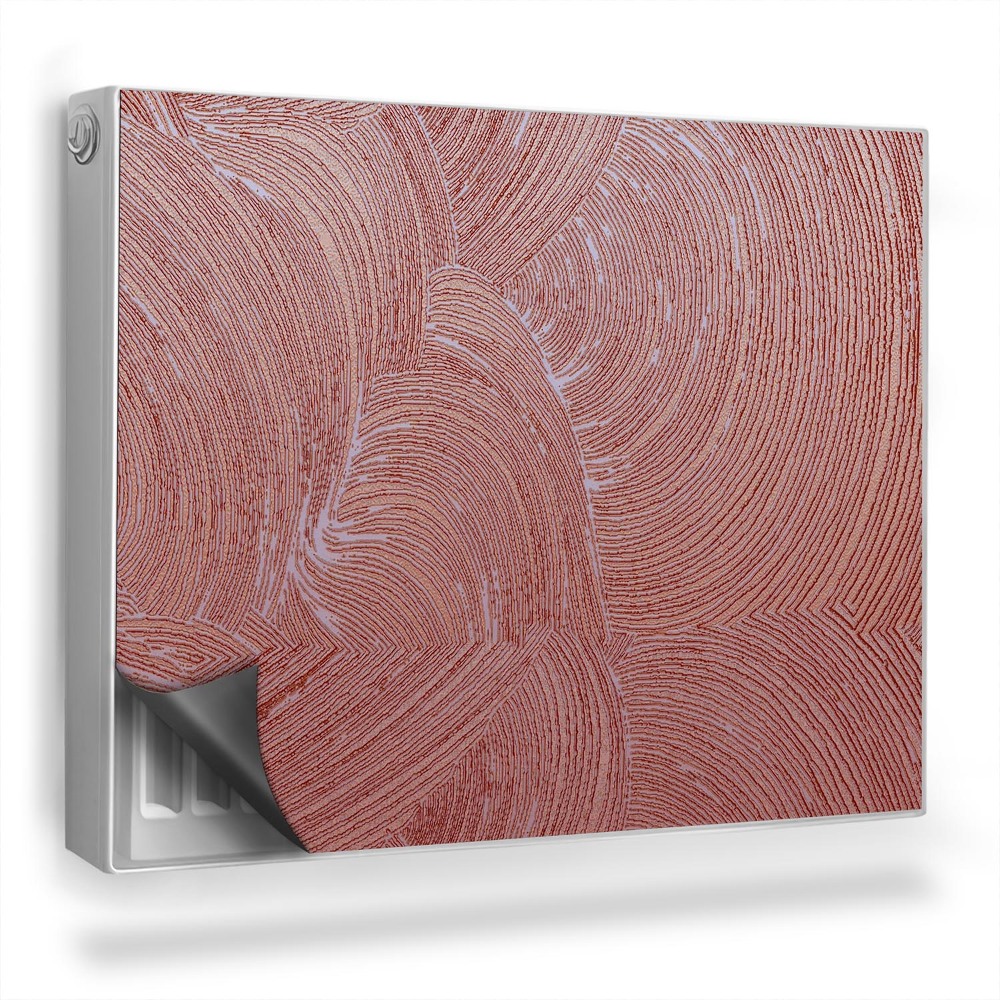 Dekorativní magnet na radiátor Stopy barvy v pastelových přírodních tónech