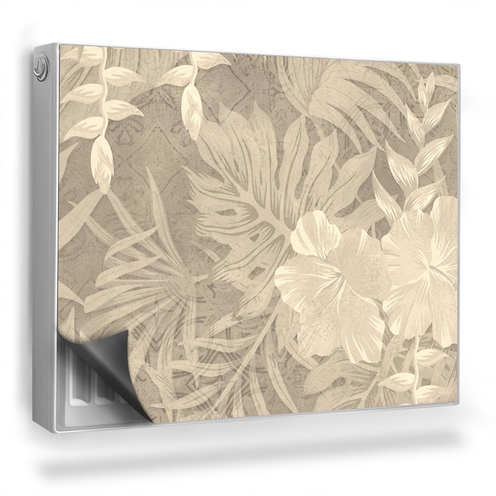 Dekorativní magnet na radiátor Jemné tvary květin, rostlin, listů