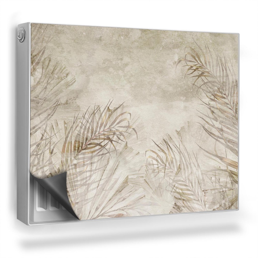 Magnet na radiátor Lineární rostlinné tvary akvarel zázemí