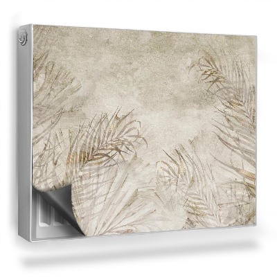 Magnet na radiátor Lineární rostlinné tvary akvarel zázemí