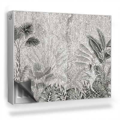 Magnet na radiátor Tropické lesní rostliny v boho vintage stylu