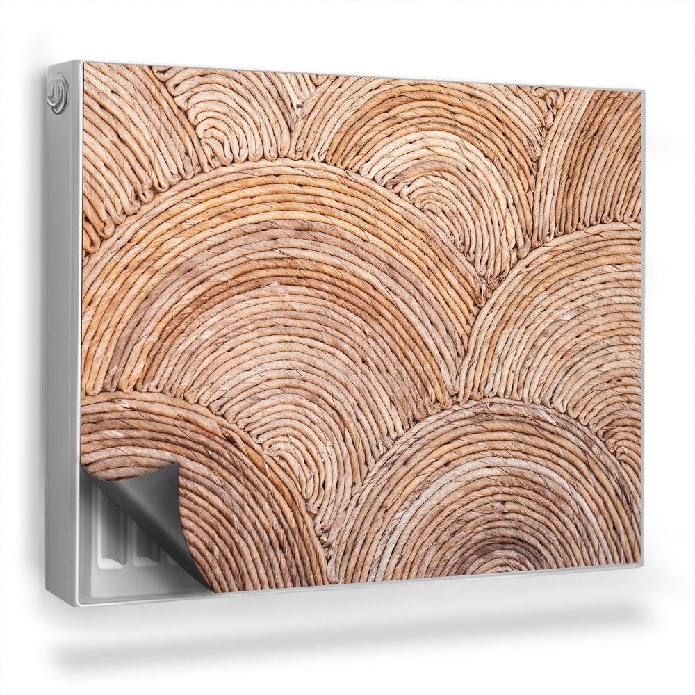 Magnet na radiátor Proutěné překrývající se půlkruhy