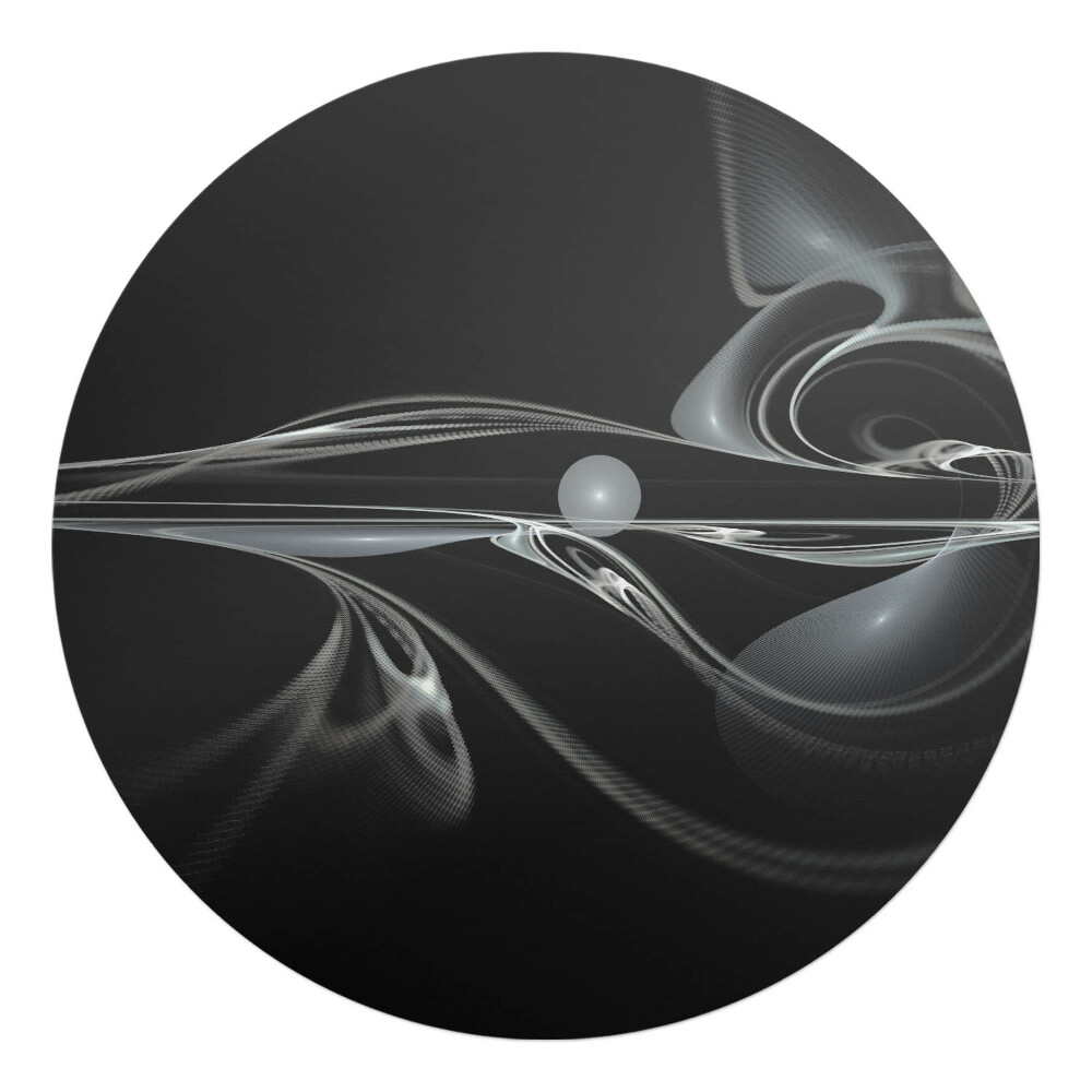 Podložka pod křeslo kulatá Abstraktní vlna