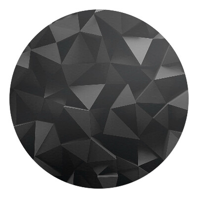 Ochranná podložka na podlahu kulatá 3D geometrické tvary