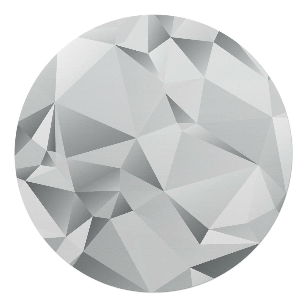 Ochranná podložka na podlahu kulatá Geometrická mozaika