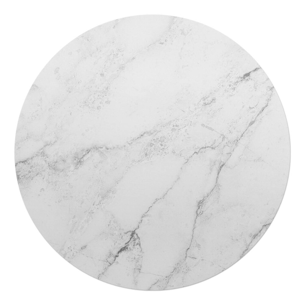 Podložka pod křeslo kulatá Mramorové žíly
