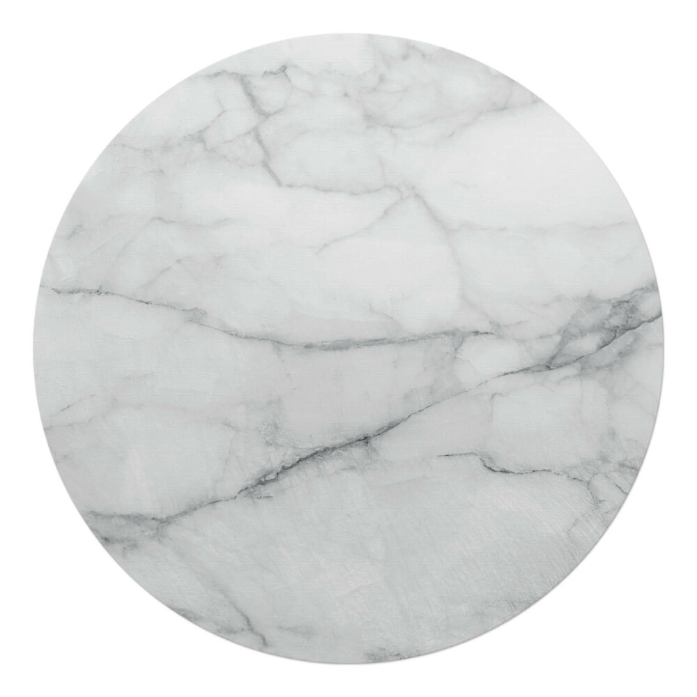 Podložka pod židli kulatá Mramorová textura