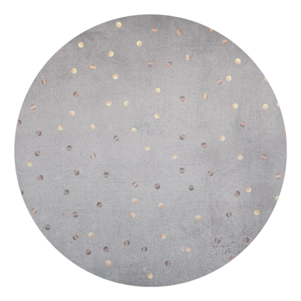 Podložka pod křeslo kulatá Pastelové tečky pozadí