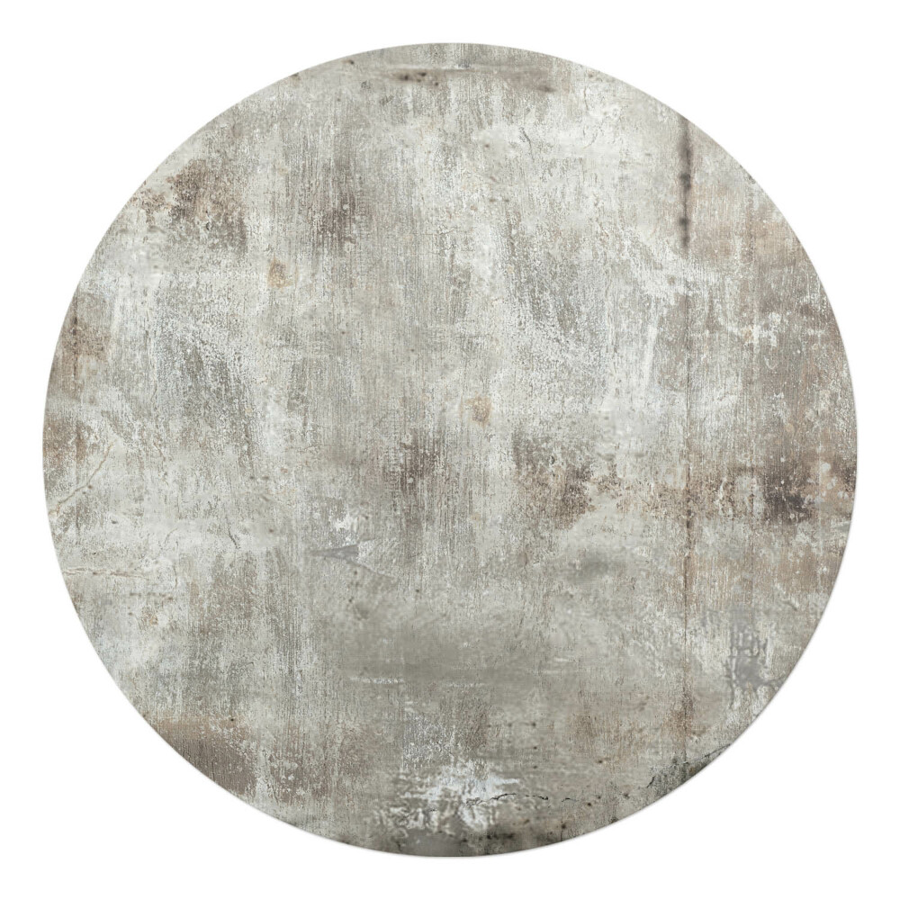 Ochranná podložka na podlahu kulatá Textura surové zdi