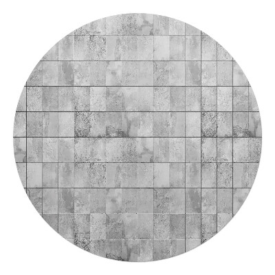 Ochranná podložka pod židli kulatá Kamenná mozaika