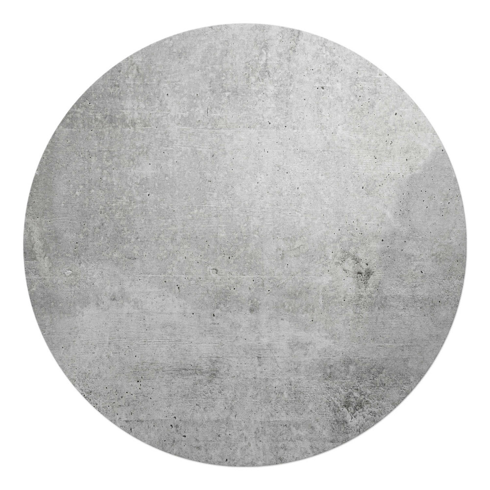 Podložka pod křeslo kulatá Betonová textura